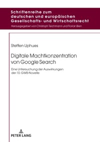 Cover Digitale Machtkonzentration von Google Search