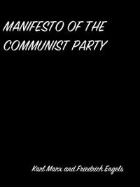 Cover Manifesto Of The Communist Party