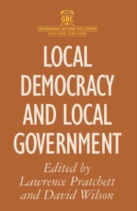 Cover Local Democracy and Local Government