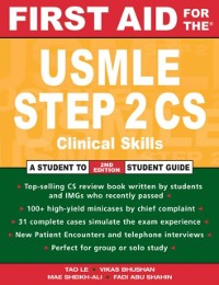 Cover First Aid for the  USMLE Step 2 CS