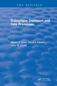 Cover Subsurface Transport and Fate Processes