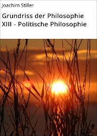 Cover Grundriss der Philosophie XIII - Politische Philosophie