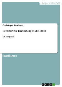 Cover Literatur zur Einführung in die Ethik