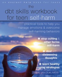 Cover DBT Skills Workbook for Teen Self-Harm