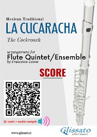 Cover Flute Quintet Score of "La Cucaracha"