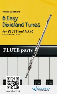Cover Flute & Piano "6 Easy Dixieland Tunes" flute parts