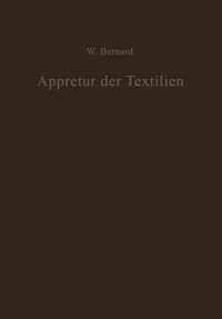 Cover Appretur der Textilien