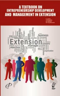 Cover Textbook on Entrepreneurship Development and Management in Extension