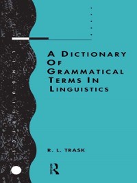 Cover A Dictionary of Grammatical Terms in Linguistics