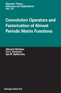 Cover Convolution Operators and Factorization of Almost Periodic Matrix Functions