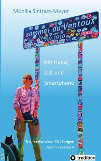 Cover Mit Hund, Zelt und Smartphone