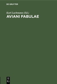 Cover Aviani Fabulae