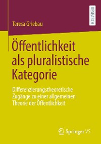 Cover Öffentlichkeit als pluralistische Kategorie