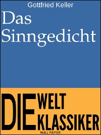 Cover Das Sinngedicht