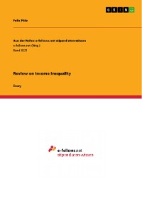 Cover Review on Income Inequality