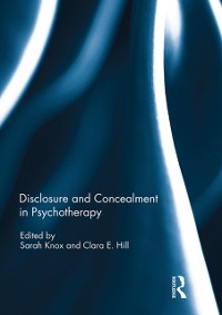 Cover Disclosure and Concealment in Psychotherapy