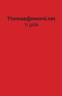 Cover Studiegids: Thomas@moord.net