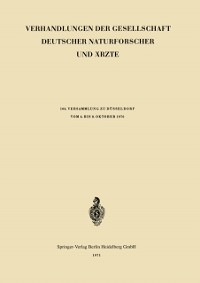 Cover Verhandlungen der Gesellschaft Deutscher Naturforscher und Ärzte
