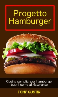 Cover Progetto Hamburger: ricette semplici per hamburger buoni come al ristorante.