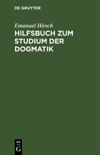 Cover Hilfsbuch zum Studium der Dogmatik
