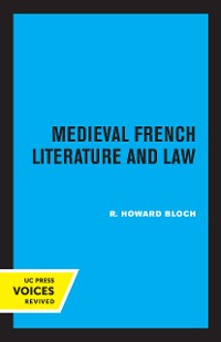 Cover Medieval French Literature and Law