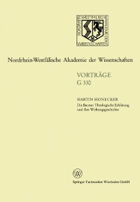 Cover Die Barmer Theologische Erklärung und ihre Wirkungsgeschichte