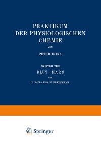 Cover Praktikum der Physiologischen Chemie