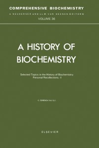 Cover Selected Topics in the History of Biochemistry