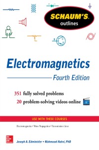 Cover Schaum's Outline of Electromagnetics, 4th Edition
