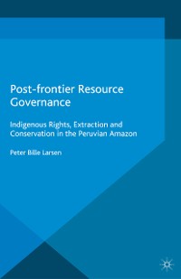 Cover Post-frontier Resource Governance