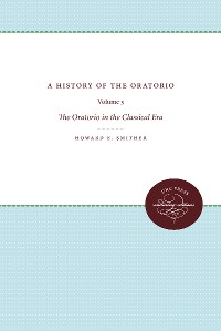 Cover A History of the Oratorio