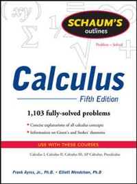 Cover Schaum's Outline of Calculus, 5ed