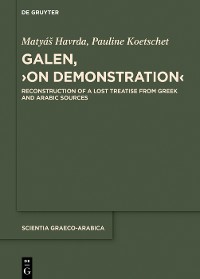 Cover Galen, ›On Demonstration‹