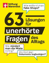 Cover 63 Lösungen für unerhörte Fragen des Alltags - Alltagswissen zu Auto, Geld und Wohnung