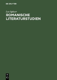 Cover Romanische Literaturstudien