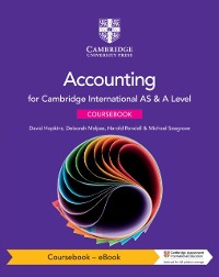 Cover Cambridge International AS & A Level Accounting Coursebook - eBook