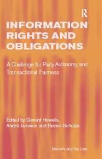 Cover Information Rights and Obligations
