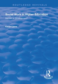 Cover Social Work in Higher Education