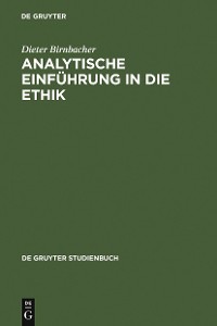Cover Analytische Einführung in die Ethik