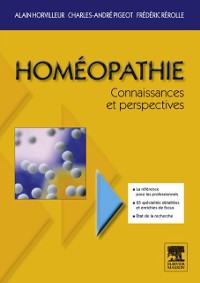 Cover Homéopathie, connaissances et perspectives