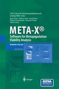 Cover META-X(R)-Software for Metapopulation Viability Analysis