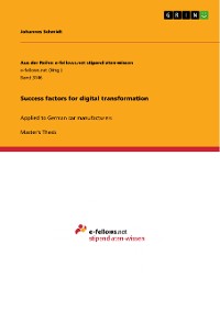 Cover Success factors for digital transformation