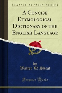 Cover Concise Etymological Dictionary of the English Language