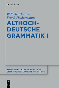 Cover Althochdeutsche Grammatik I