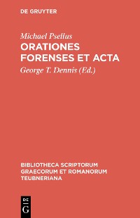 Cover Orationes forenses et acta