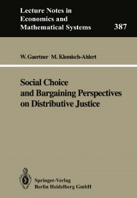 Cover Social Choice and Bargaining Perspectives on Distributive Justice