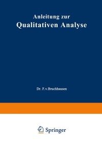 Cover Anleitung zur Qualitativen Analyse