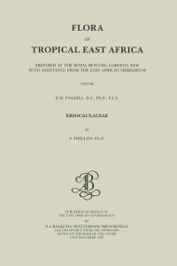 Cover Flora of Tropical East Africa - Eriocaulaceae (1997)