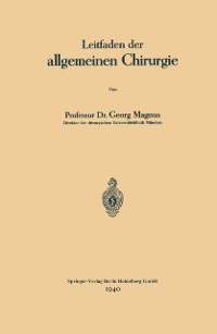 Cover Leitfaden der allgemeinen Chirurgie