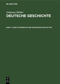 Cover Urzeit, Bauerntum und Aristokratie bis um 1100